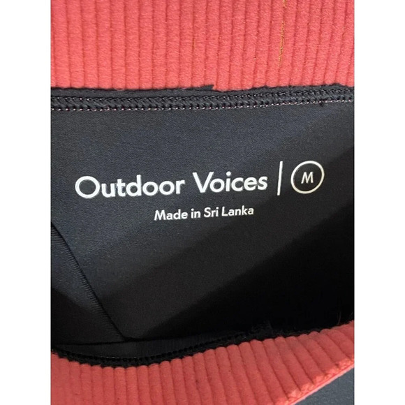 Outdoor Voices Smooth 7/8 Leggings High Rise Nylon Black-sz Medium - Picture 3 of 9
